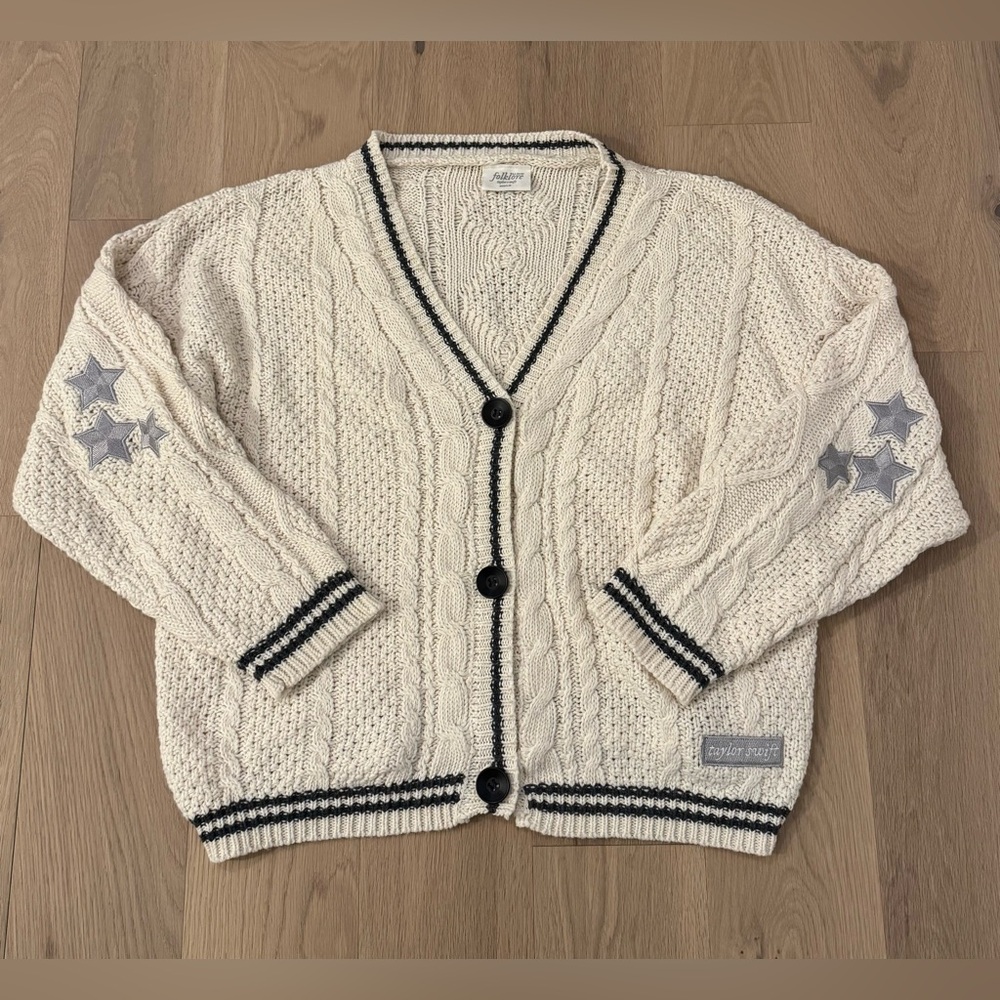 Taylor Swift Folklore Cardigan Sweater Taylors Version - Size Medium/Large - Picture 2 of 6